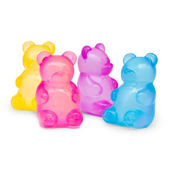 Clear Bear Squeeze Stress Relief Toy Anxiety Bear Stress Glitter Sugar Ball Sensory