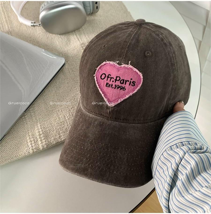 Chic Brown Baseball Cap With Simple Design And Sunshade Function For Women