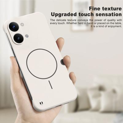 Für rahmenlose magnetische kabellose Lade-Handyhülle Für Xiaomi Poco X8 Pro Max PocoX8Pro Max G Slim Hartschalen-Rückseite