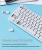 Silent Wireless Keyboard and Mouse Set for Office - White