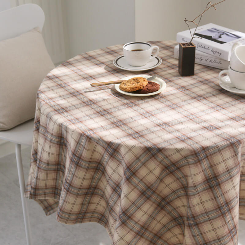 Waffle Check Tablecloth XL (140cmx220cm) Strawberry waffle