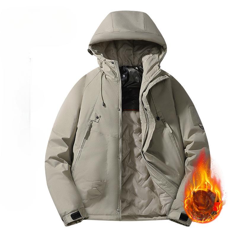 Autumn and Winter New Men's Padded Jacket Korean Version Loose Large Size Thickened Warm Casual Padded Jacket Winter Jacket