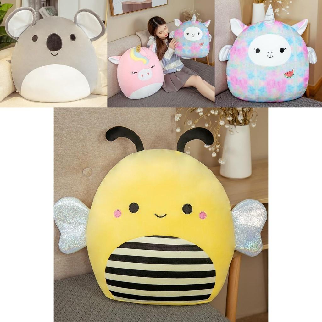 Adorable Squishmallows Stuffed Toy Doll Plush Unicorn Dinosaur Soft Pillow Cushion For Kids