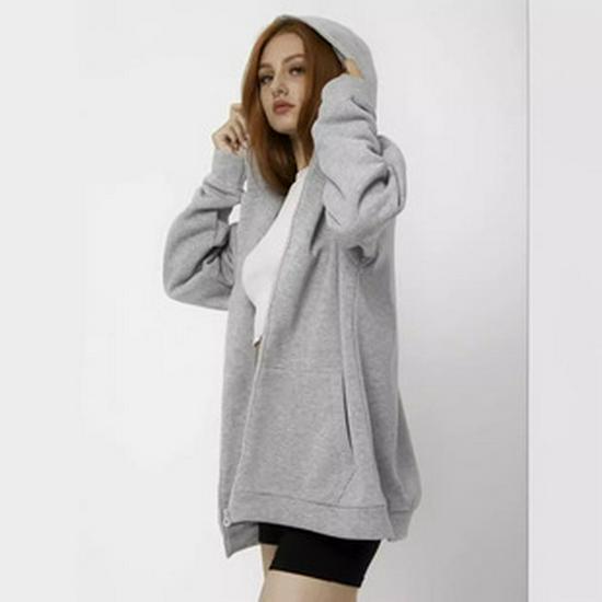 2024 Unisex European and American Hooded Sweatshirt Jacket - Autumn/Winter Print
