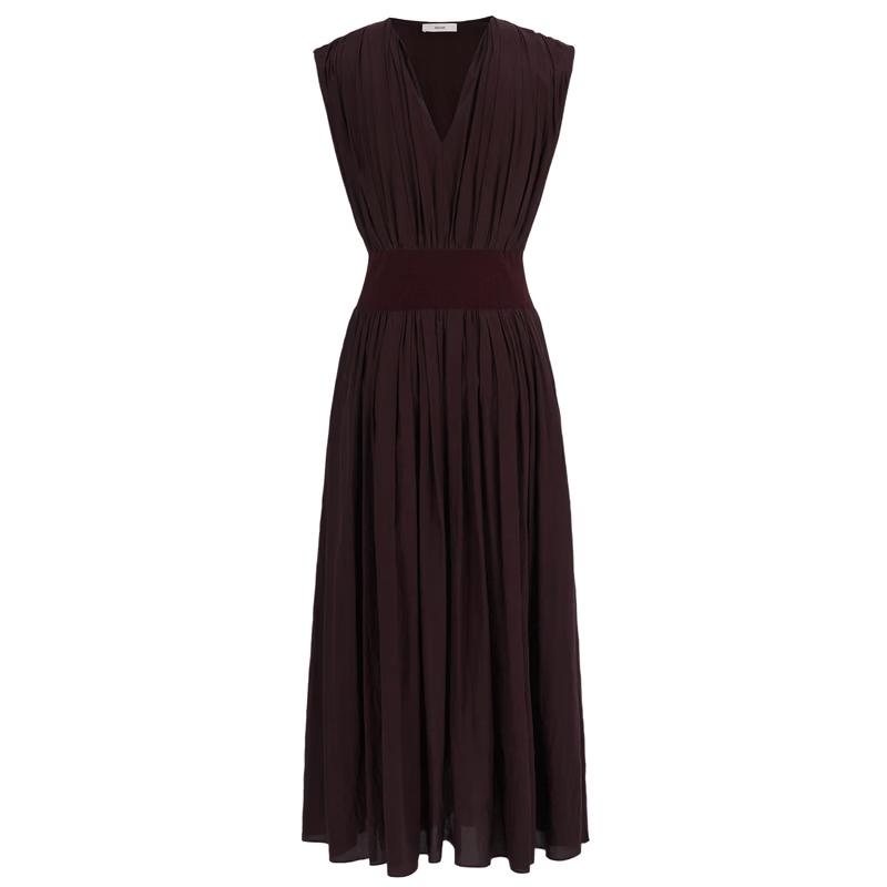 Edition Women's Ruched Waist Sleeveless Maxi Dress