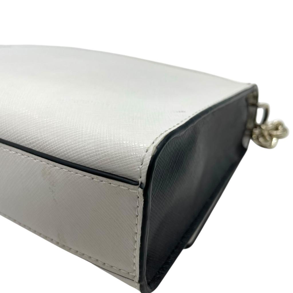 Used Kate SpadeHandbag beige/white PVC Women