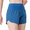 Women Shorts Breathable Quick Dry Tummy Control Sweat-absorbent with Zipper Pocket Fitness Workout Solid Color Summer Women Workout Training Shorts