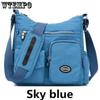 WTEMPO Ladies Casual Fashion Waterproof Nylon One-shoulder Travel Messenger Bag