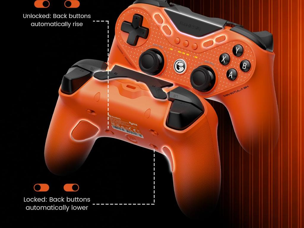 GameSir Tarantula 8K PC Wired Gaming Controller PC Only 8000Hz Polling TMR Hall Effect Microswitch ABXY 9 Macro RGB Lightweight Connection - - Rate,
