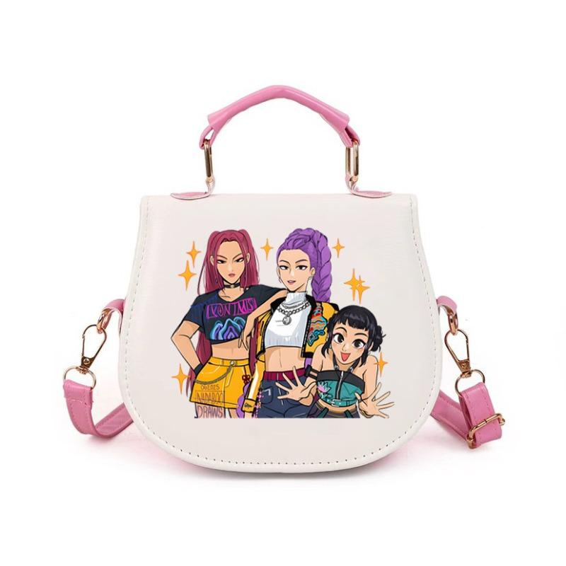 Animation Cartoon Peripheral Printing Fashion Shoulder Bag Going Out Portable Handbag Casual Versatile