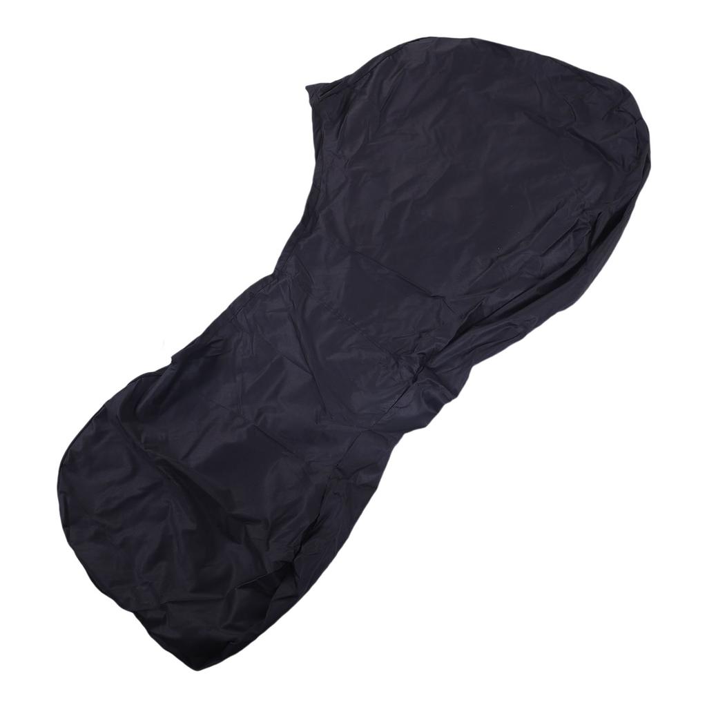 Full Outboard Motor Cover Water Proof Heavy Duty Fadeproof 600D Oxford Fabric Boat Motor Cover Black