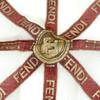 Used FENDI Handkerchief Bandana Zucca Pecan Luxury Cotton 4646