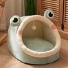 Cartoon Style Pets Sleeping Cave Washable Pet Sleeping Bed Warm Cat Sleep Bed  Kitten