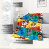 1pc Paw Patrol,Adventure,RescueDigital Print Fleece Blanket - Contemporary Style, Suitable for All Seasons, Perfect for Home, Travel, or Cam