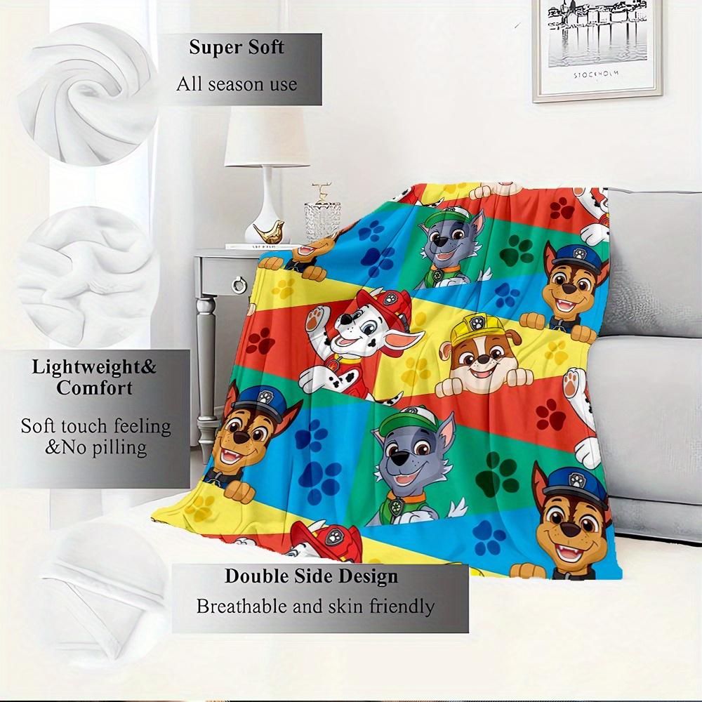 1pc Paw Patrol,Adventure,RescueDigital Print Fleece Blanket - Contemporary Style, Suitable for All Seasons, Perfect for Home, Travel, or Cam