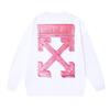 1236 Off-White 2026 Herbst und Winter Neu OW Dreidimensionales Quadratpfeilmuster Herren und Damen Rundhals-Hoodie