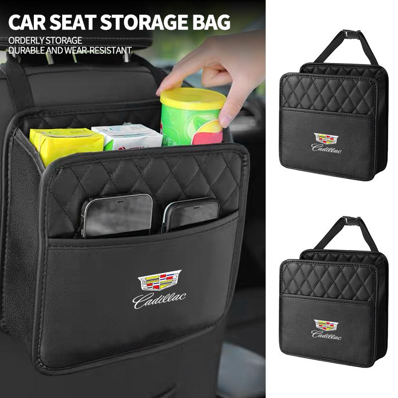 Auto-Aufbewahrung Hängebeutel Rücksitz Rückentasche für Cadillac SRX Escalade CTS BLS ATS DTS XTS SLS XLR V Deville CT5 Zubehör