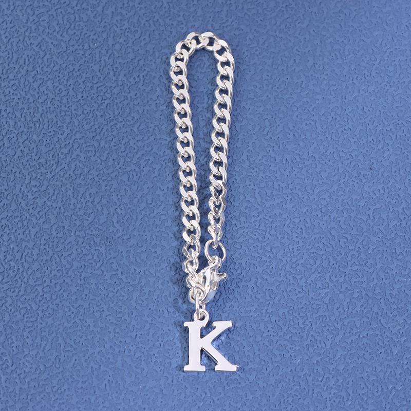 

Буква Charm Аксессуары для чашки Initial Name Id Персонализированная ручка Charm для стакана Буква Charm Цепочка Key Charm as the picture