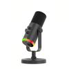 USB Condenser Dynamic Microphone, Laptop Desktop PC Mic with Touch Knob Controls, Volume Echo Adjustment, ENC Noise