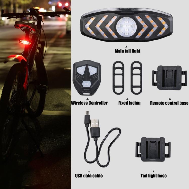 Bright LED Bicycles Warning Light Rechargeable Security Bike Tail Light for Safe Cycling Outdoor Activity