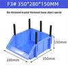 Thickened Modular Plastic Storage Box for Hardware & Electronic Components with Slanted Opening