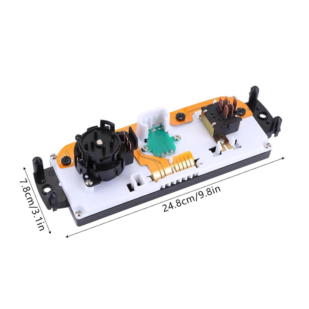 16250545 Heater A/C Control Switch Fit for 1999-2004 S10 & 1999-2002 Sonoma, 2.2L 4.3L Heat A/C Temperature Climate Control Panel Replace OE 09351325