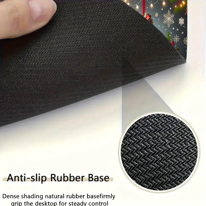 1Pcs Rubber Drying Mat With Christmas Style Print For Coffee Shop Restaurant Kitchen Carpet Tableware Durable Diatom Mud Table Mat Pet Mat Coffeeware