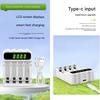 USB Type C Port NiMH Battery Charging Dock 4 Slots LCD Screen for 2A and 3A Rechargeable Batteries 1800mA 900mA Output