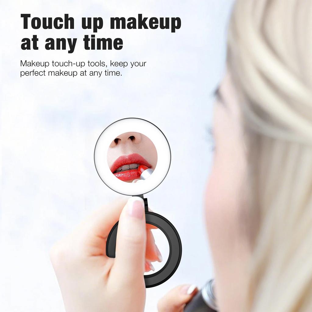 Universal Mobile Phones Tablet Foldable Mini Magnetic Fill Light For Makeup Vlog Selfie Lights Magnet Video Flashes Lamp