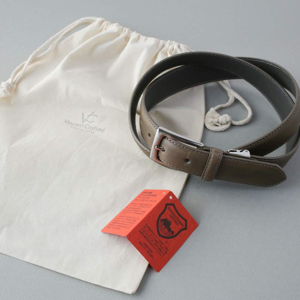 [Vincent Crafted] Nagasawa Belt Industry Italian Leather Business Belt NEW YORK Men's 30mm Wide Made in Japan Genuine Leather Belt Business Belt Veget