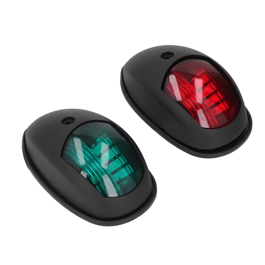 2 Pcs LED Boat Navigation Light Green   Red Port 1NM Visibility IP66 Waterproof LED Boat Bow Lights  1224V