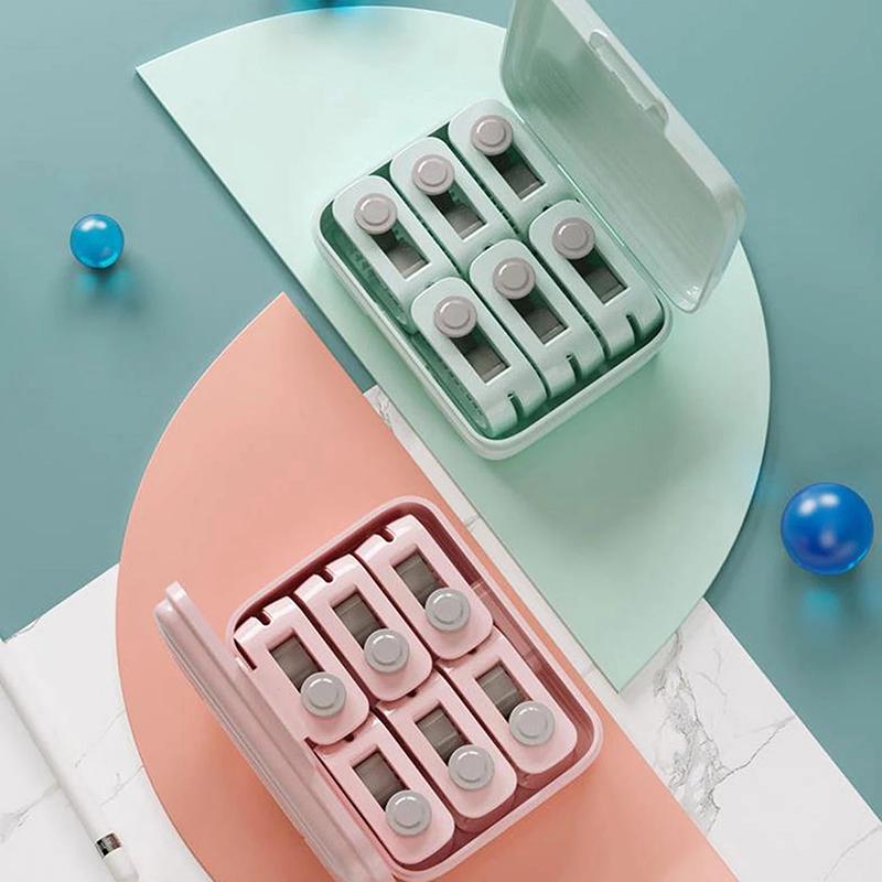 6 Pieces Of Non-slip Quilt Bed Sheet Clip Clothespin Needle-free Quilt Holder Plastic Blanket Fastener Jacket Holder Sleep Guard