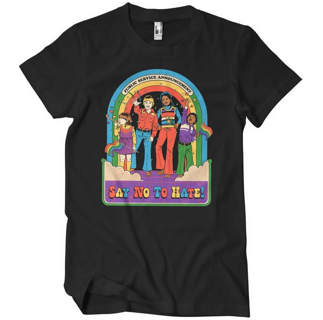 

Officially Licensed Steven Rhodes Say No To Hate Mens T-Shirt Sizes S-XXL- 4XL