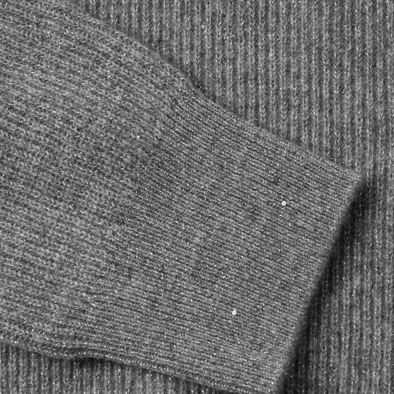 eifini Women's Round Neck Wool Knit Top