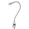 2 Set Wall Mount LED Reading Lights with Flexible Gooseneck Bedside Night Lamp for Bed Headboard Desk Warm White Light