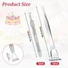 2pcs Sprinkles Tools for Cake Decorating, 4 Claw Sprinkle Pen Pearl Grabber Cake Decorating Tools Set Stainless Steel Cookie Decorating Tweezers with