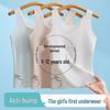 Children's Underwear & Training Bras: Fixed Cups for Girls 9-12, First Stage Puberty Vests, Junior High Student Underwear
