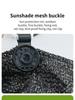 100pcs Sunshade Mesh Buckle Durable Can Withstand Bad Weather Conditions Locking Ring Design Tight And Firm Suitable For Garden