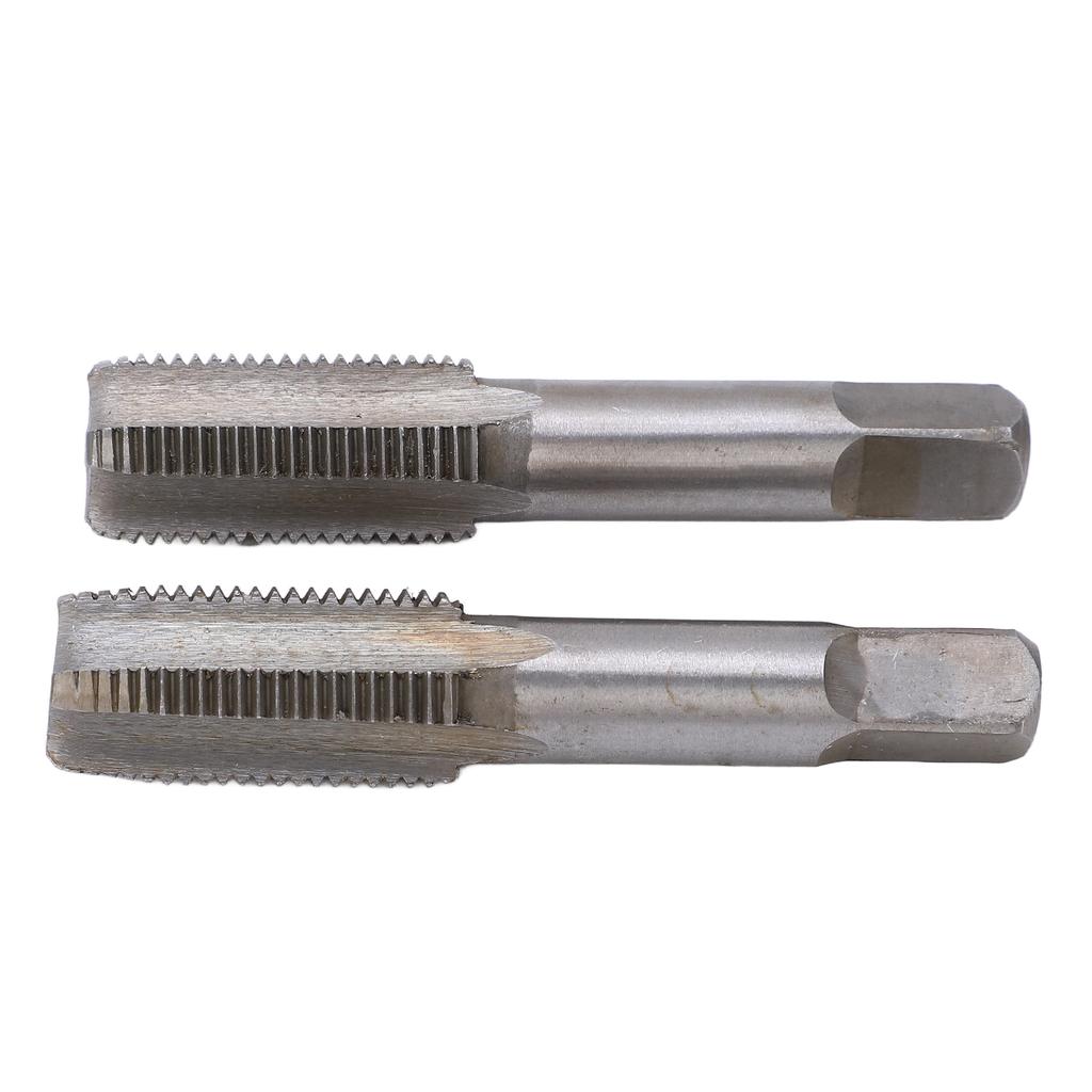 2Pcs Straight Flute Tap High Speed Steel Metric Hand Flute Tap Standard Screw Tapping ToolM14x1.5