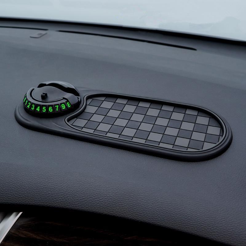 2 In 1 Dashboard Anti Slip Mat With Phone Mount 360-Degree Rotation Car Phone Holder Non-Slip Adhesive Mat For Car