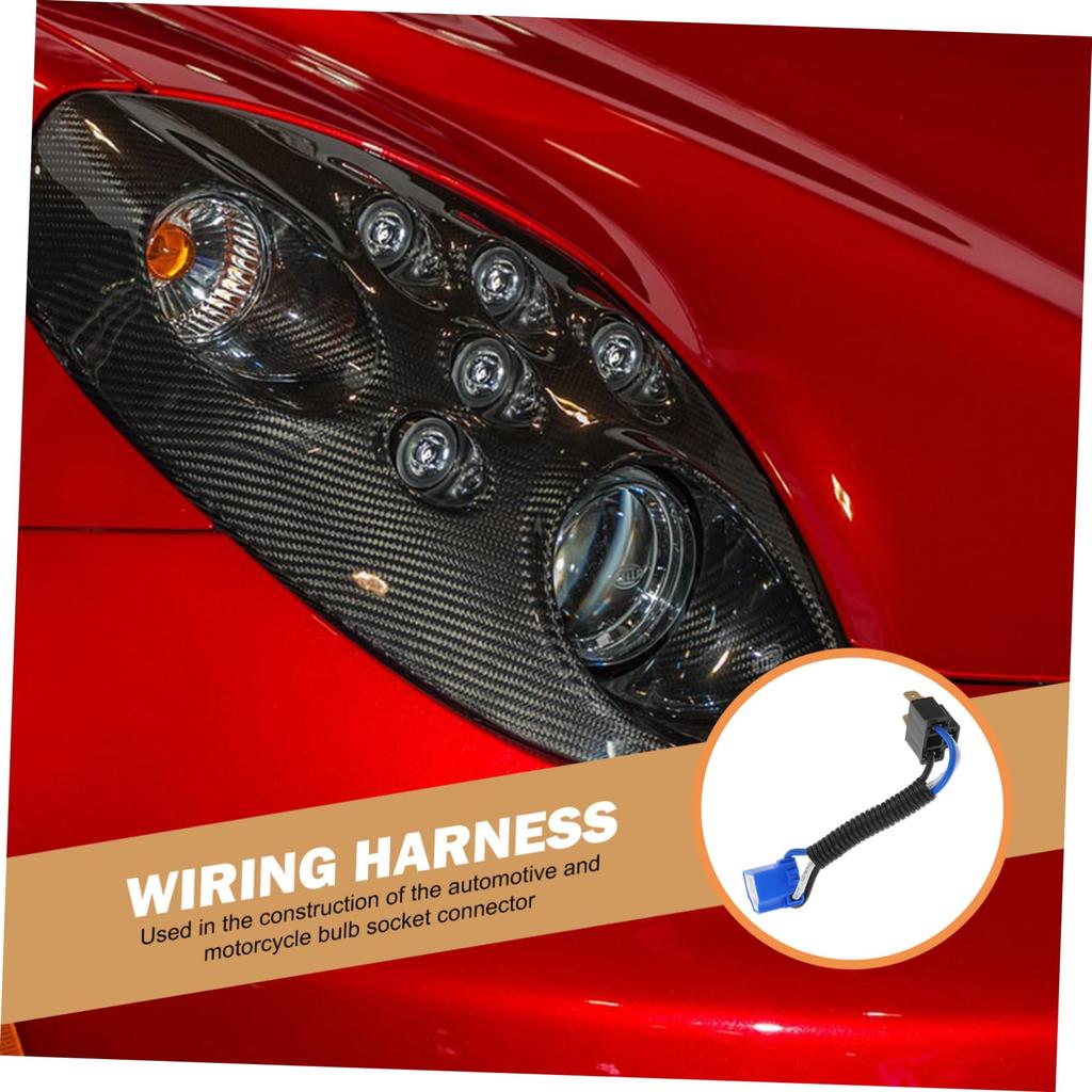 MUELODSIC Fog Light Wiring Harness H4 Plug Connector H4 Plug Extension