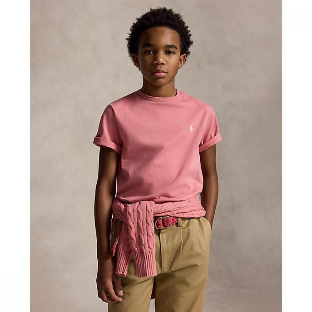 

Polo Ralph Lauren Boys 8 18 Cotton Crewneck Tee Cwpotshy8021281660 S