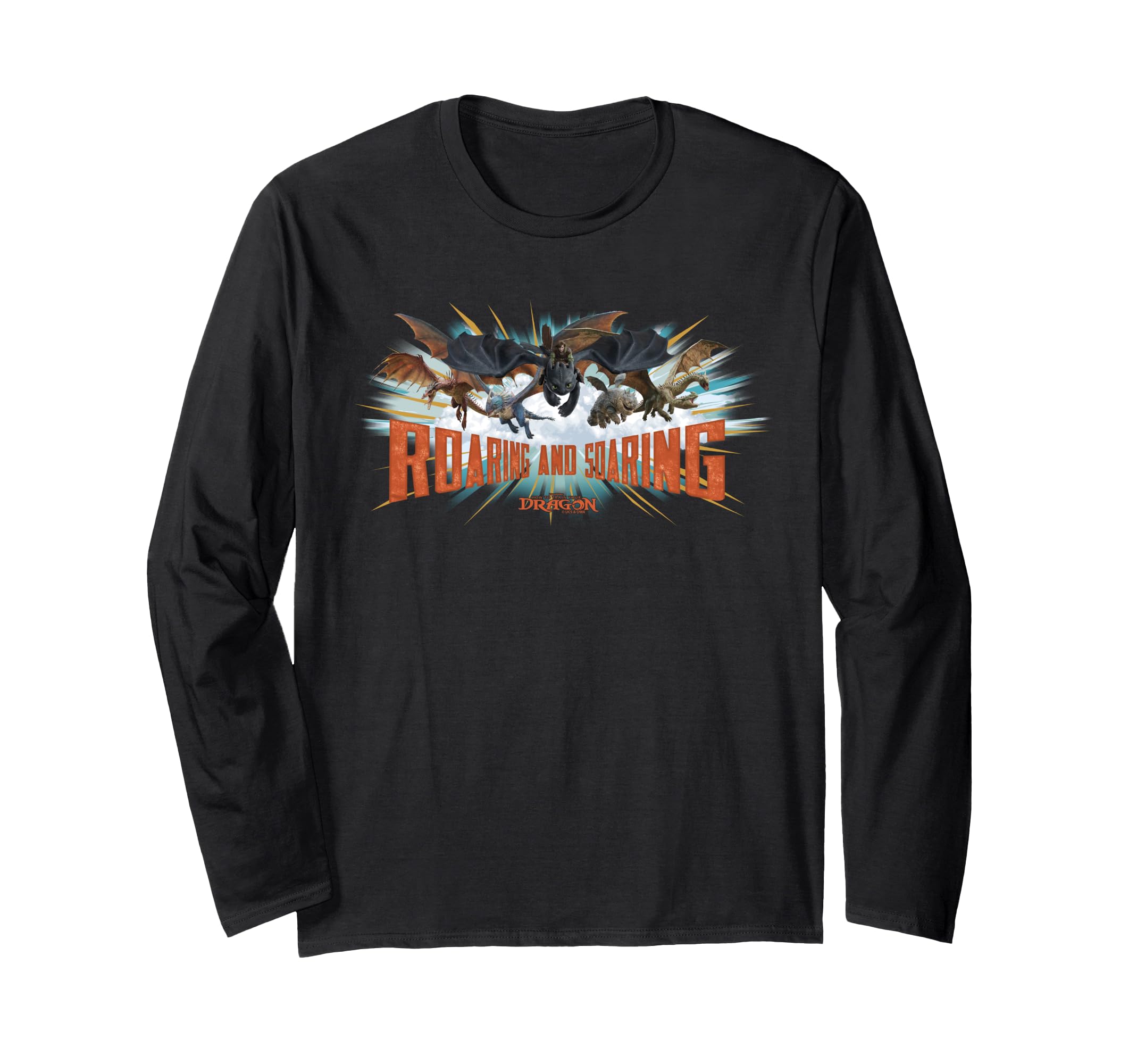 

DreamWorks How to Train Your Dragon Roaring and Soaring Dragons Long Sleeve T-Shirt