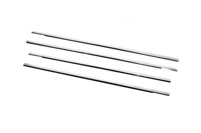 External Edging of Glasses (4 Pcs, Stainless Steel) for Ford Focus I 1998-2005