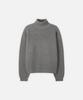 DRAW FIT Lambswool Hacci Turtleneck Knit [2 Colors]