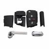 Compatible with Volkswagen 4-Button Golf 7, Lamando, Skoda, Sagitar Folding Key Shell (HU66/HU162).