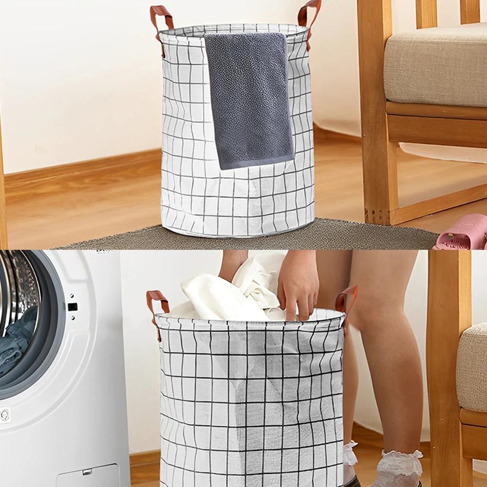 Household Collapsible Storage Basket Bathroom Laundry Basket Toy Clothing Storage Basket Storage Bucket Laundry Basket