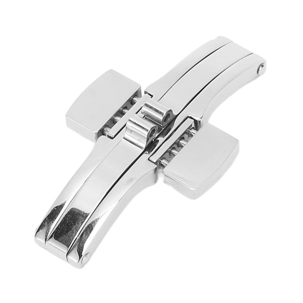 2.5?3mm Watch Clasp Stainless Steel Replacement Snap Bucle Deployment Watchband Clasp 2.5 X 14.5