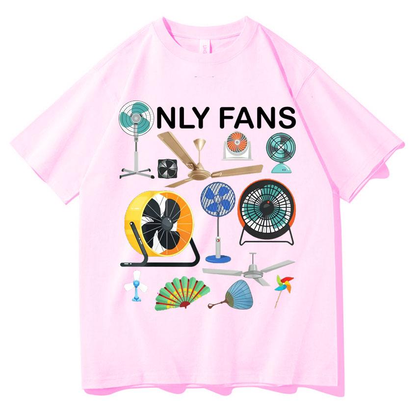 Men Women Fashion Only Fans Graphics Funny Tee Shirt Loose Clothing Short Sleeve Round Neck Cotton Tees T-Shirts