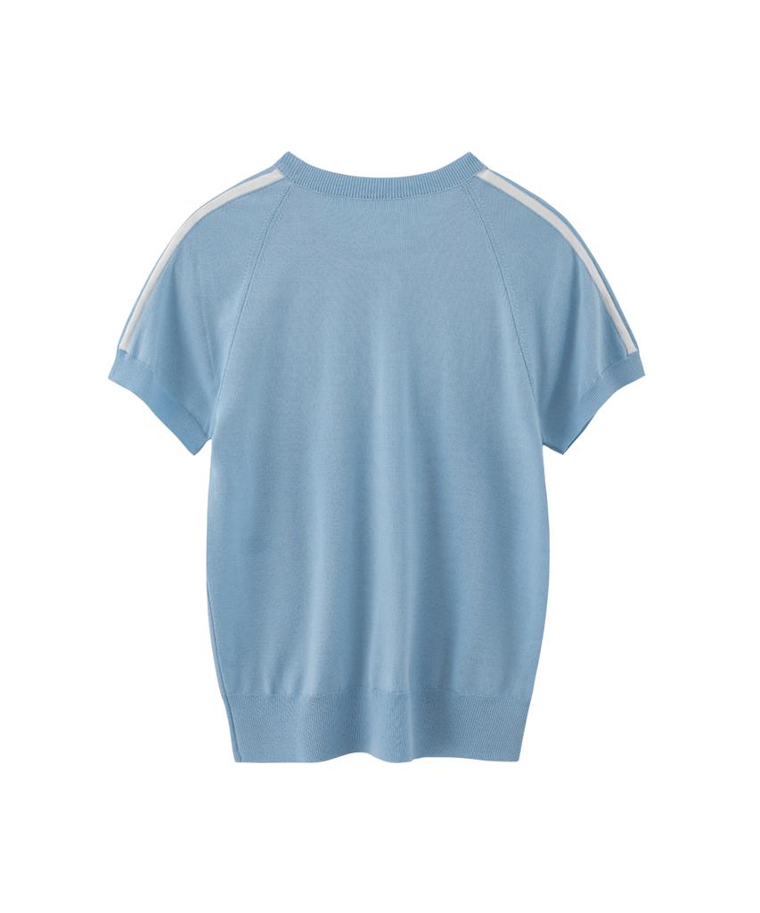 TAKEASY (Women'S) Line Half Knit (Sky Blue)